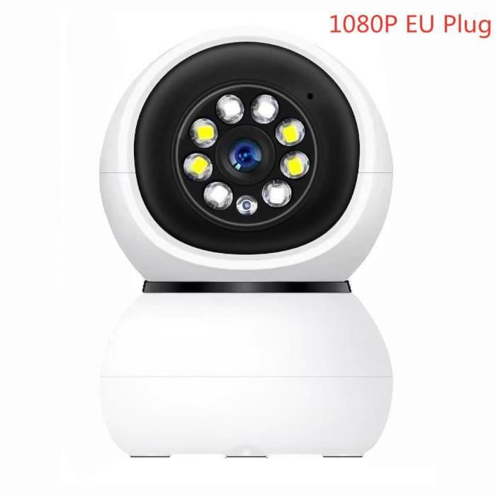 BABY PHONE - ECOUTE BEBE,Kebidumei moniteur de bébé caméra IP Suivi automatique, sécurité WiFi, caméra IP Vision - Type 1080P EU #B