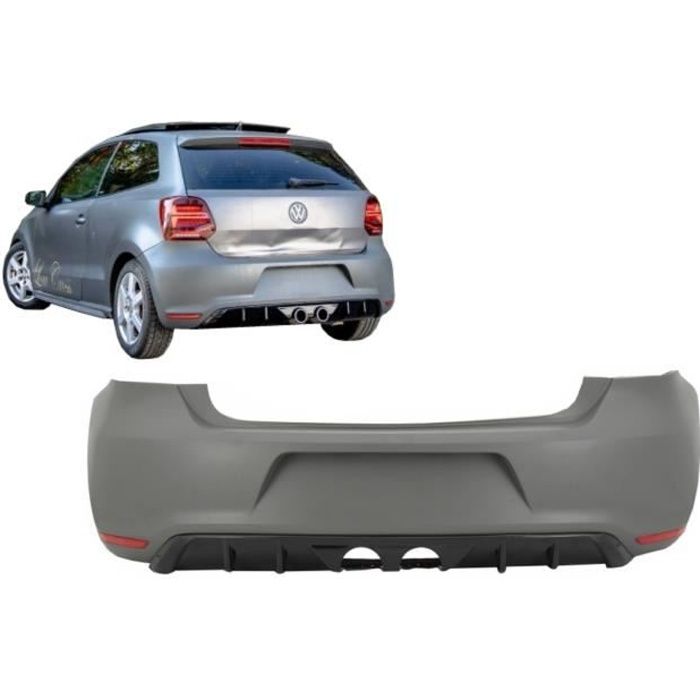 Pare-chocs Arrière pour VW Polo 6R 2009-2018 R400 Look Sans PDC