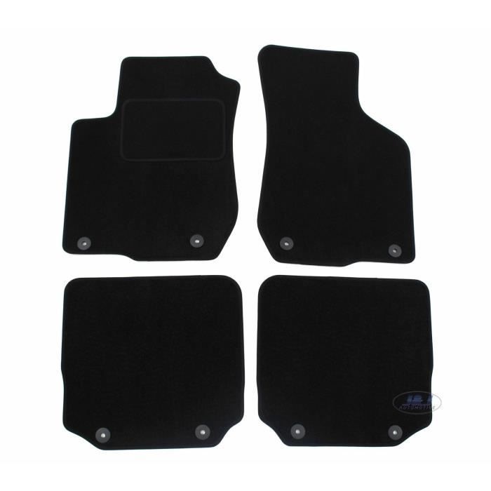 | TAPIS DE SOL NOIR VELOURS COMPATIBLE AVEC AUDI A3 8L 1996 - 2003 4 pcs
