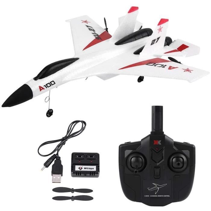 DRONE pour Enfants, WLtoys XK A100-SU27 3 Canaux EPP Planeur Télécommandé Avion Avion à Voilure Fix1141