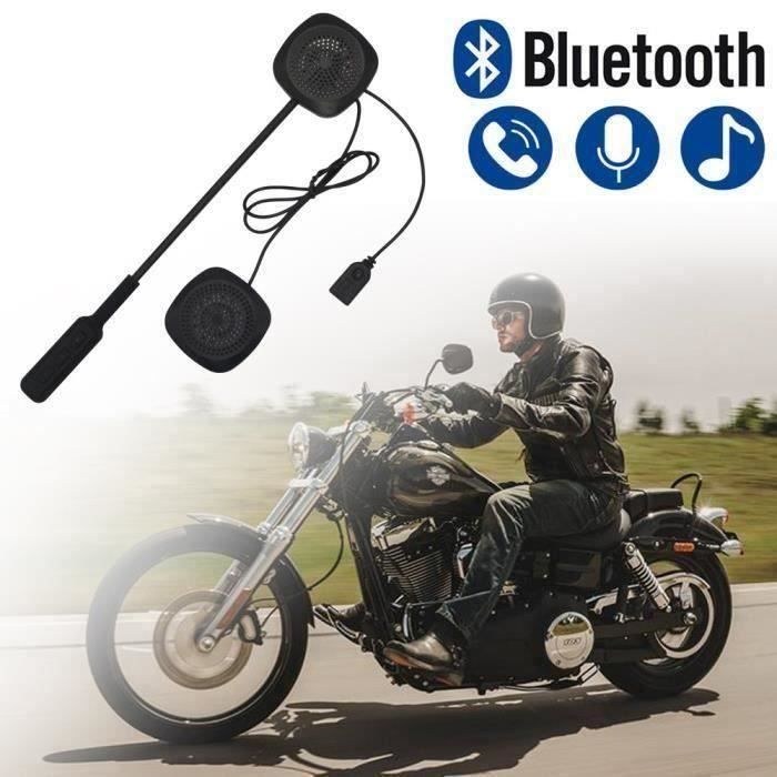 Moto mains libres Casque de moto Bluetooth Casque pour GPS Musique_O58 A18215