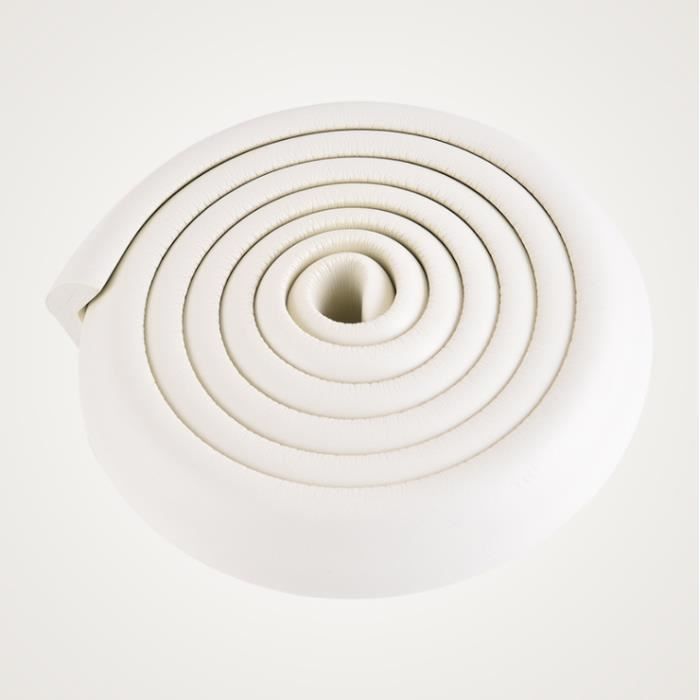 1 Rouleau Bande de Protection de Coin en Mousse Antichoc Sécurité Pour Bébé sur Coins de Murs /Table /Meubles 2M - Blanc