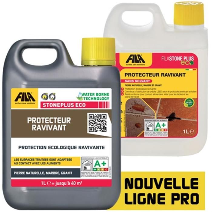 Protecteur rénovant pour pierre naturelle Fila Stoneplus ECO 1 L