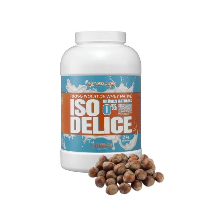 Iso Delice 2KG Noisette 100% protéine isolate de whey native