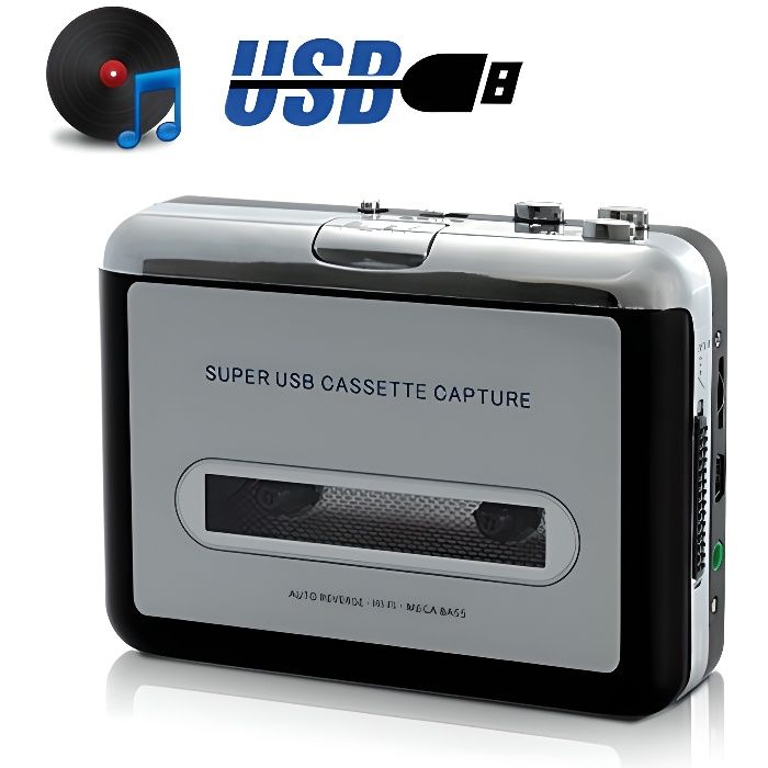 Lecteur cassette - convertisseur lecteur MP3