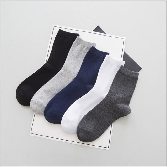 Lot de 10 Paires de Chaussettes Coton de Sport Pour Homme