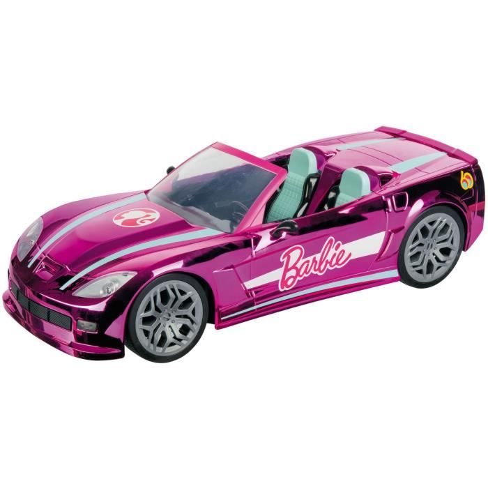 Mondo Motors - Voiture radiocommandée - coupé cabriolet sport - Barbie Dream Car