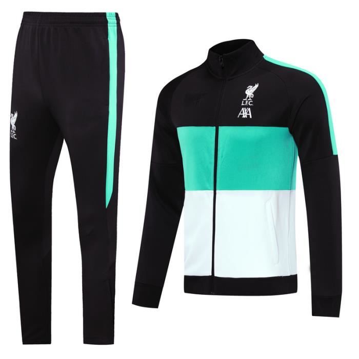 Nouveau Veste à Manches Longues Liverpool Survêtement 2020 2021 Survet Pas Cher pour Homme