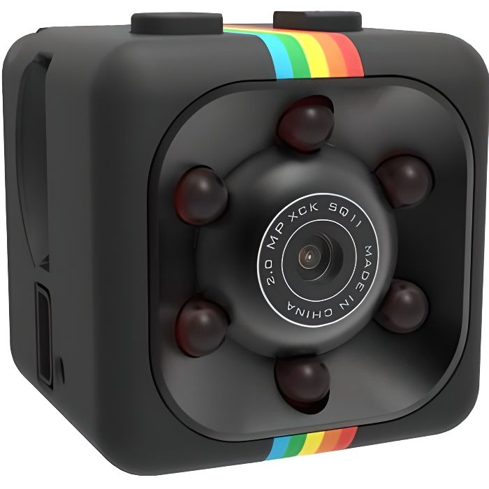 NEUFU Mini Caméra SQ11 HD 1080P Sports Vision nocturne DV Video