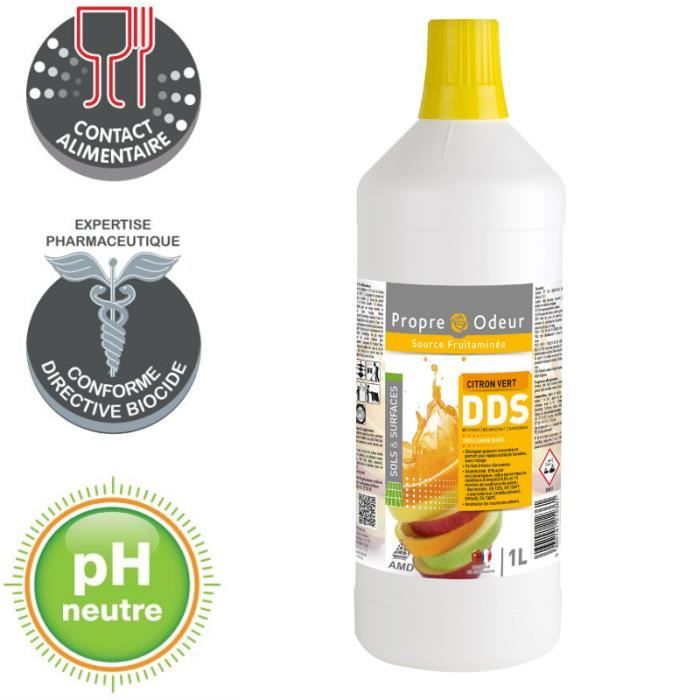 NETTOYANT SOL SURODORANT -CITRON- 1 L - PROPRE ODEUR