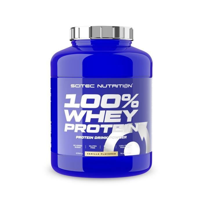 100% WHEY PROTEIN 2350g VANILLE - Scitec Nutrition Proteine