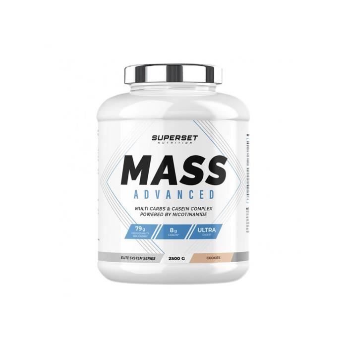 MASS ADVANCED (2,5kg)| Gainers|Cookies|Superset Nutrition Cookies