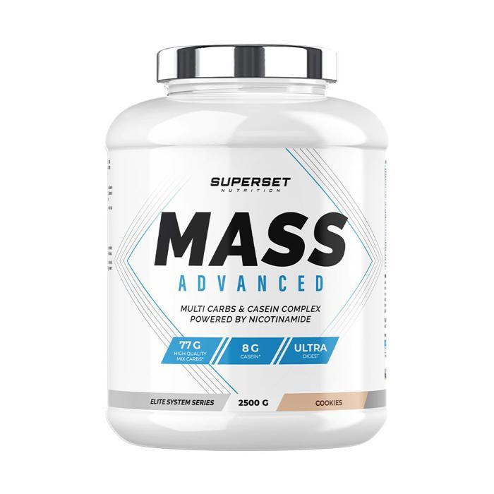 MASS ADVANCED (2,5kg)| Gainers|Cookies|Superset Nutrition Cookies