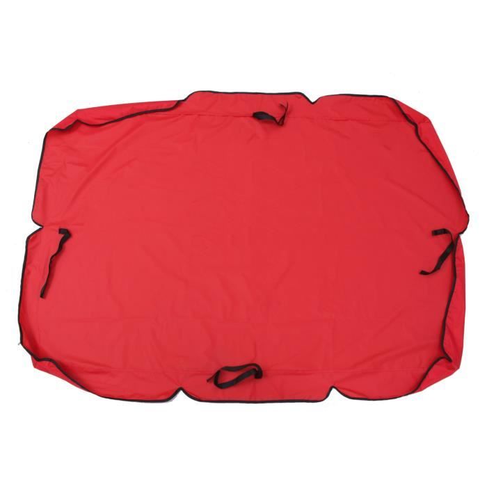 TEMPSA 1Pc Couverture Canopée 66x45x5.9 pouce Pour Balancelle Rouge