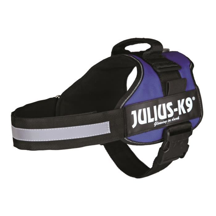 Harnais Power Julius-K9 - 1 - L : 66-85 cm-50 mm - Bleu - Pour chien
