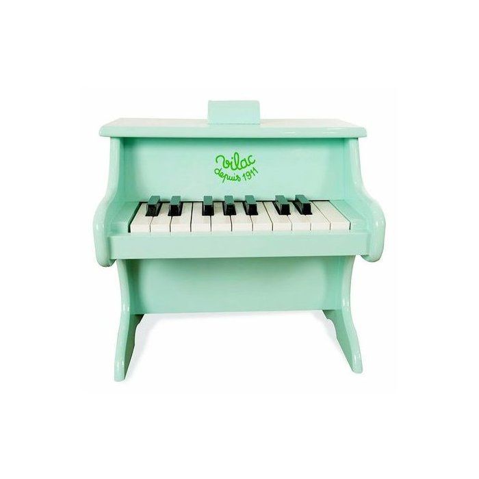 Piano Mint en bois 18 touches + partitions - Jouet Vilac - Instrument de musique