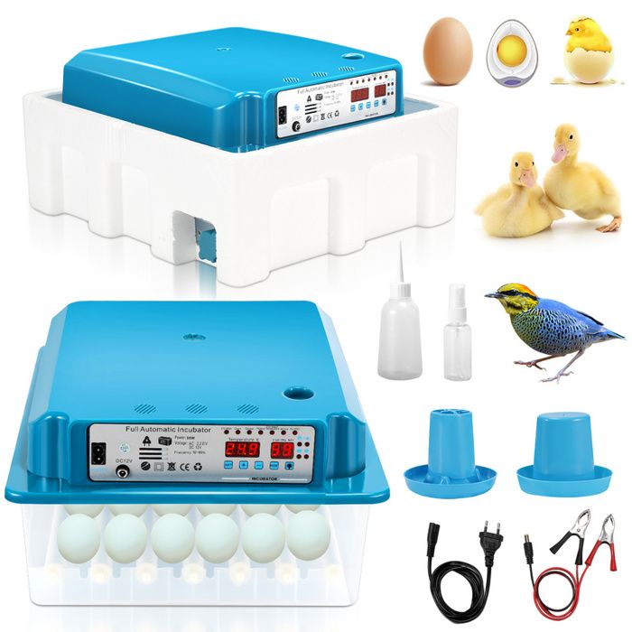 Meilleurs prix pour Lospitch Couveuse Thermomètre à œufs de poule Couveuse Incubateur pour 36 œufs de poule COUVEUSE - INCUBATEUR