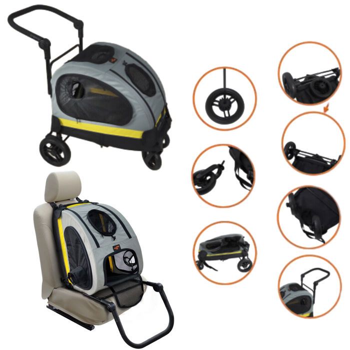 Meilleurs prix pour Panier de transport pour chien Sac de Transport pour Chat Pliable pour Animaux de Compagnie Max. 20kg