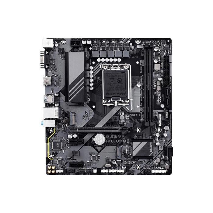 Carte mère GIGABYTE B760M D2H DDR4 SDRAM Intel B760 Socket LGA1700 2xDDR4 SDRAM 64GB Micro ATX - Gigabyte