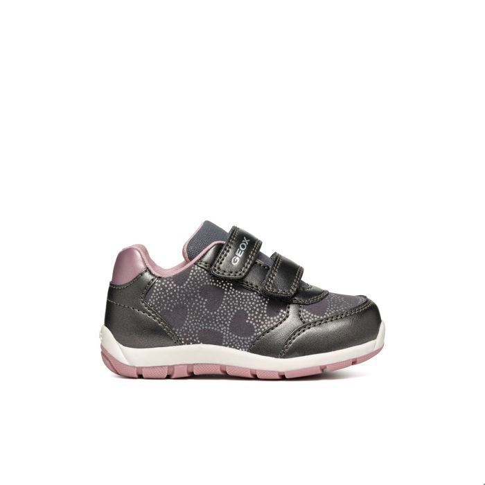 Geox Geox Heira - Baskets bébé fille gris respirantes et légères