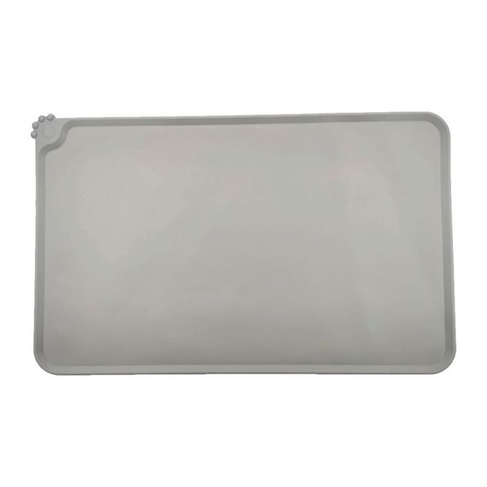 Comparer les prix de Tapis de gamelle antidérapant pour animaux de compagnie tapis dalimentation pour animaux de compagniegris