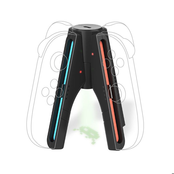 Station de charge modulable Grip 4 Manettes Type Joycons Switch 2 - vue 2