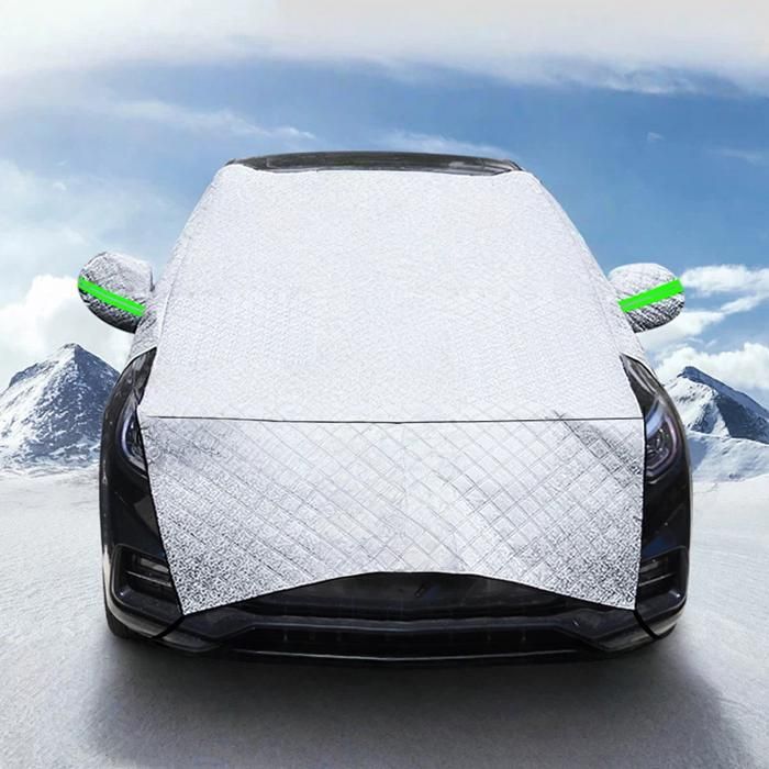 Couverture Pare-brise Arrière Voiture Magnétique - Protection Contre Neige, Gel, UV - Taille 140x80 Cm - Universelle