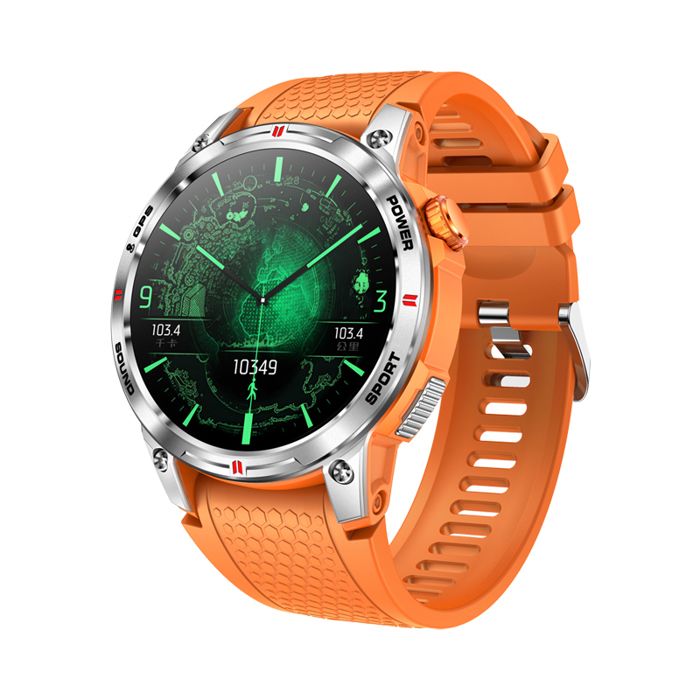Montre intelligente GPS - RNCYN - NX18 Pro - Écran AMOLED 1.508 pouces - Appel BT - Suivi de mouvement - Boussole