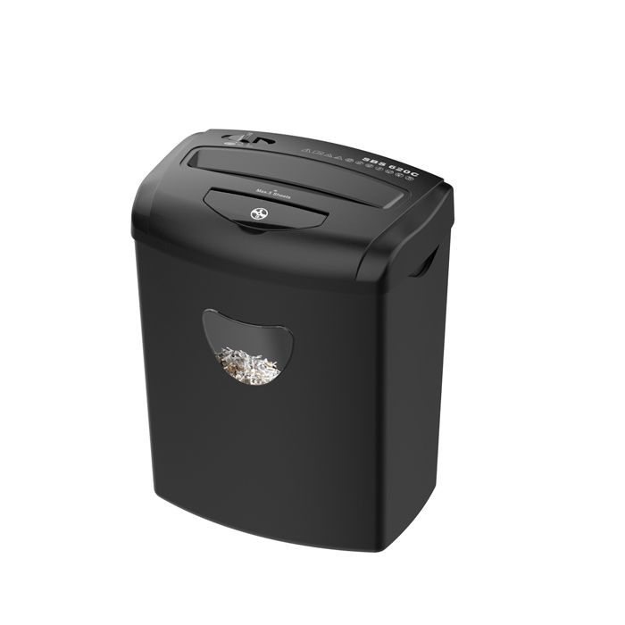 Destructeur de papier coupe croisée - Coupe croisée haute sécurité P-4 - Capacité 10 feuilles - Bac 55 gallons