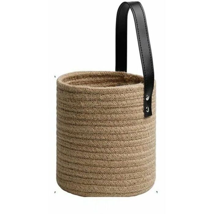 Panier de Rangement Suspendu en Jute - Bacs de Rangement TisséS en Corde de Jute Panier Mural Suspendu avec PoignéEs Paniers D