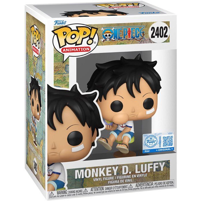 Figurine Funko Pop! N°2402 One Piece Luffy Enfant Mangeant Un Fruit Du Démon