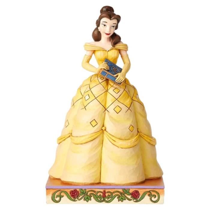 Figurine Belle Bullyland Disney La belle et la bête princesse robe jaune 11  cm