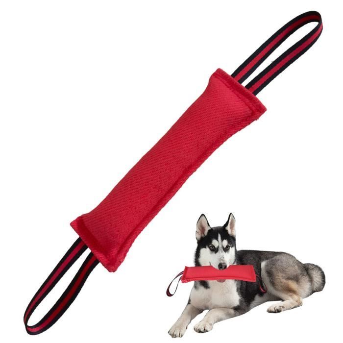 Comparer les prix de Boudin À Mordre en Jute pour Chien, Jouet Morsure Chien Robuste, Jouets interactifs Chiens,Fournitures de Formation de Chien（Rouge）