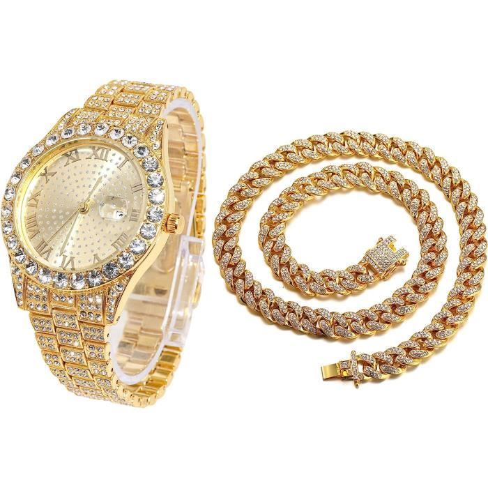Montre platine homme sales