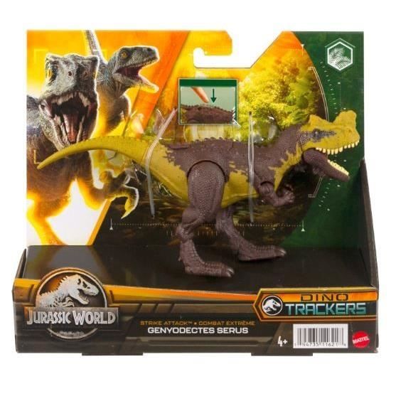 JURASSIC WORLD STRIKE ATTACK DINOSAUR FIGURE GENYODECTES WITH MOVABLE