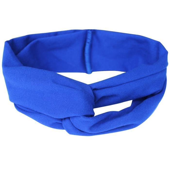 Bandeau Bebe Fille Elastique Nœud Turban Elastique Couleur Pure Accessoire Cheveux Petite Fille Bleu Marine Cdiscount Au Quotidien