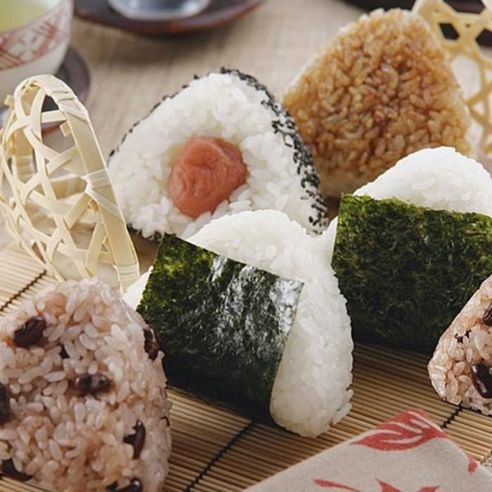 Holdream Moule à sushis en Plastique pour Presse-Riz Onigiri 