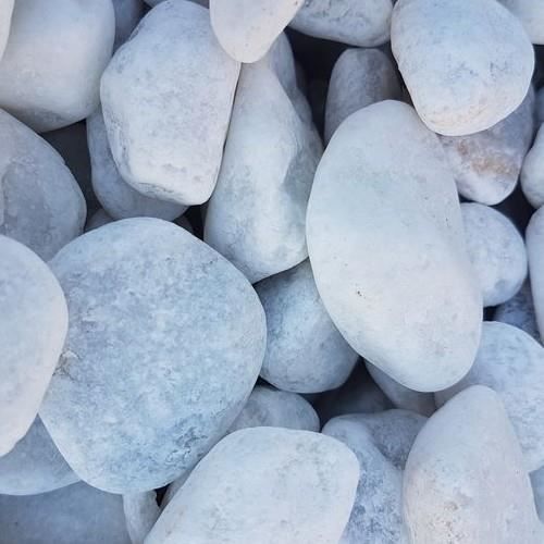 Gravier Roule Marbre Blanc 25 40 Sac De 800kg Achat Vente