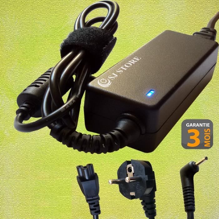 Compatible 40 W 19 V 2.1 A Ordinateur Portable AC Adaptateur Chargeur pour Asus Eee PC 1025CE 1101 HA