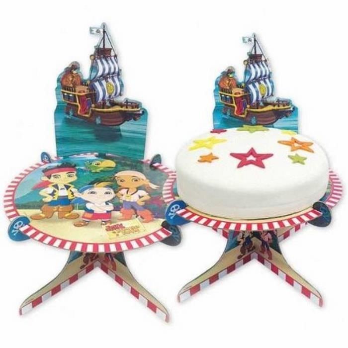 Presentoir A Gateau Anniversaire Jake Le Pirate Cdiscount Maison