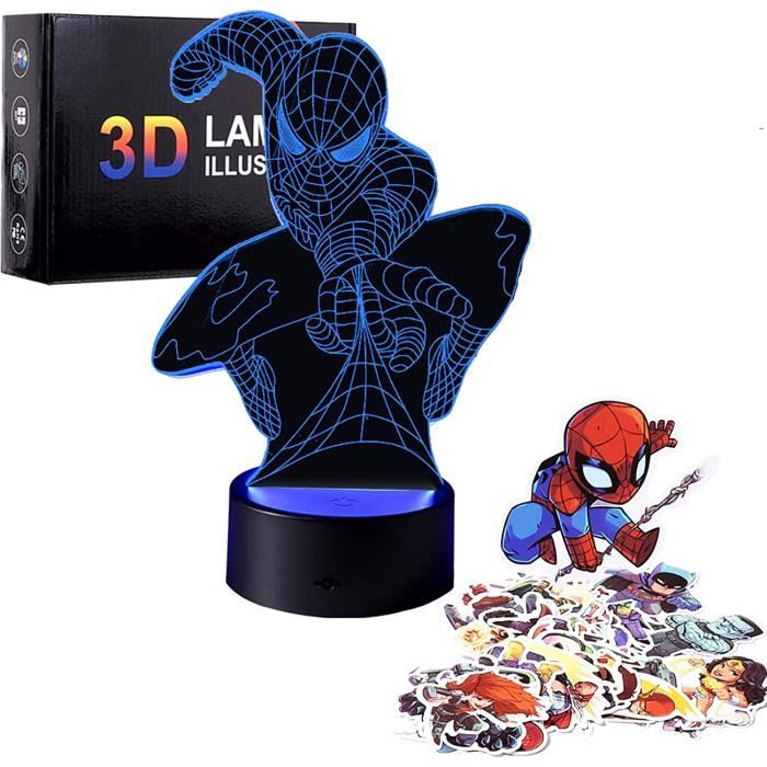 HOSSOM Kit Peinture Lampe Chat 3D – Veilleuse DIY Avec 12 Peintures, Pinceau, Tablier – Cadeau 3-12 Ans