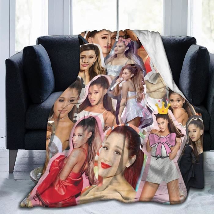 Ariana Grande Posters Photo Throw Blanket Room Decor Warm Light
