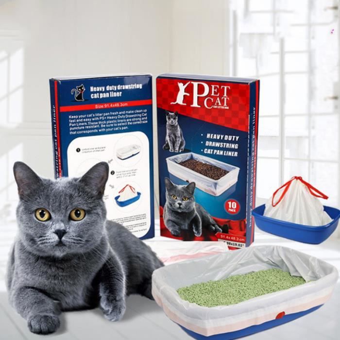 2 Emballages De Sacs A Litiere 91 48 Cm Pour Chat Sacs Avec Poignees Pour Bac A Litiere De Moyenne Et Grande Taille Achat Vente Ramasse Crotte 2 Emballages De Sacs A Cdiscount