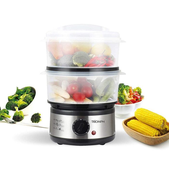 Cuiseur vapeur Triomph ETF1830 en inox- 5L - 500W