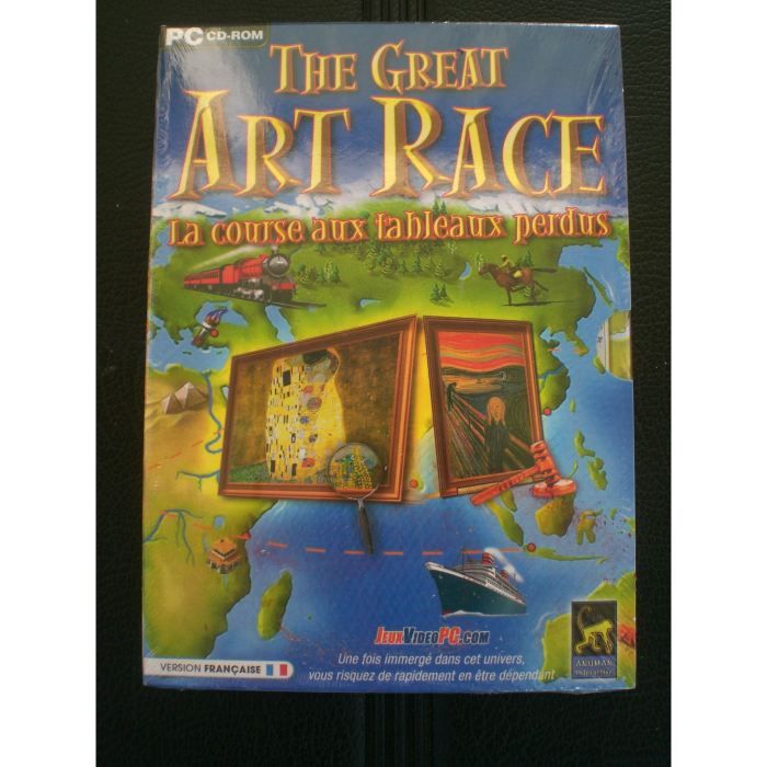 Jeu PC Éducatif - The Great Art Race - Aventure - Pour Enfants - Pegi 3+ - Collection Dart Volée