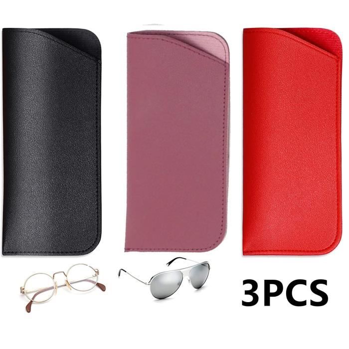 Étui à Lunettes,Poche Sac Souple de Lunettes de Soleil Pliantes,Portable Boitier Lunettes de Lecture,Boitier Lunettes de Myopie Sac