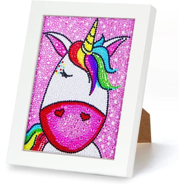 5D Diamond Painting 40 x 30cm. Cadeaux pour Enfants DIY Canevas Diamant Kit Complet Peinture Décorative de Mode Kit Broderie Diamant pour Débutant Peinture Diamant Jolie Fille