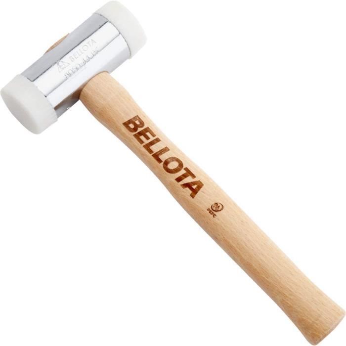 Truelle Forgée Andalouse Bellota 5843-A – Manche Bois Hêtre PEFC, 100x110mm, Incassable Pour Maçonnerie, Carrelage & Briques