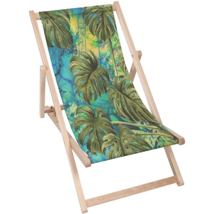 Chaise longue Jardin Prive Jaune 101 x 56 x 96 cm main image 1