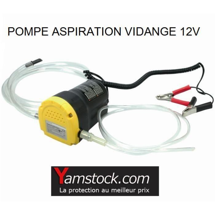 Pompe vidange d'huile moteur par aspiration 12V